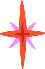 Abstract Geometric Star Shape