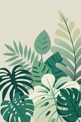 seamless pattern with leaves