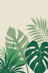 green leaves background