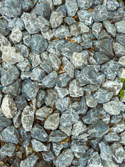HighQuality CloseUp of Textured Gray Crushed Stone Aggregate for Landscaping and Construction