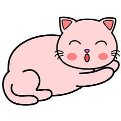 sleeping cat