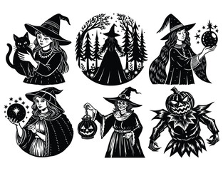 Spooky Cartoon Haunted House with Ghosts – Halloween Vector Illustration


