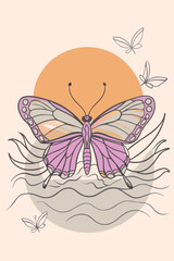 butterfly vector illustration