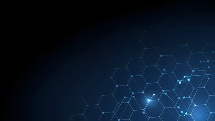 Digital network structure abstract background