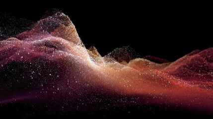 Abstract landscape of particles