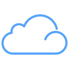 Cloud Blue Icon