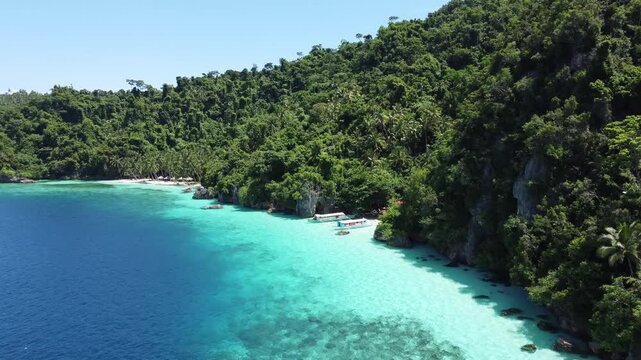 Tropical Paradise Beautiful White Sand Beach