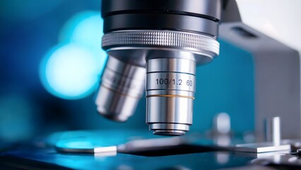Fototapeta premium Magnification Lens Detail microscope scientific