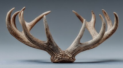 Fototapeta premium Close-up of a set of deer antlers.