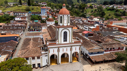 Tamesis, Antioquia, Colombia. July 22, 2025. Saint Anthony of Padua Parish is a Colombian Catholic...