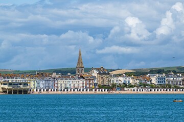 Weymouth seaside and beach, Esplanade, Weymouth, Dorset, England