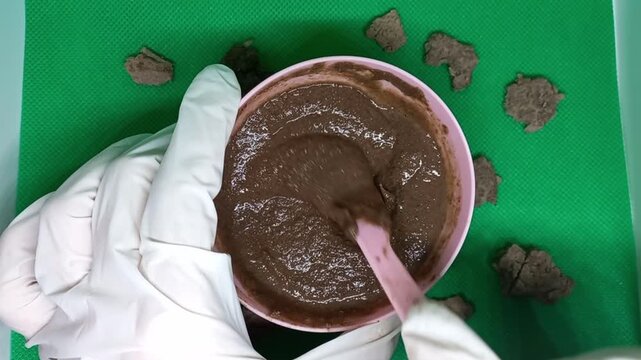 Ghassoul mixture, Mixed Rhassoul Moroccan natural clay, used in body care