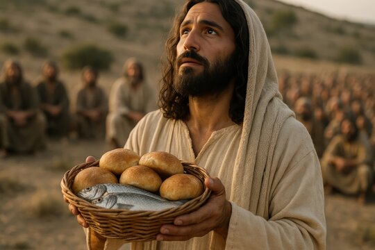Jesus Feeding the 5,000: A Miracle of Abundance and Compassion