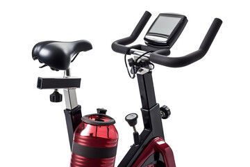 Fototapeta premium Stationary bike with bottle in holder