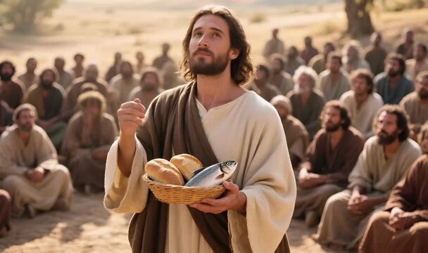 Jesus Feeding the 5,000: A Miracle of Abundance and Compassion