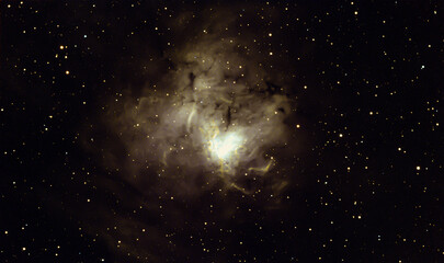 Fossil footprint nebula