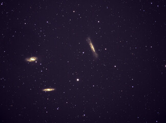 Hamburger Galaxy and accociated Galaxies