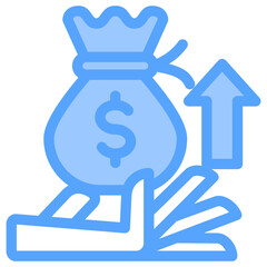 Investment Blue Icon