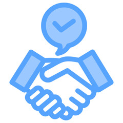 Commitment Blue Icon