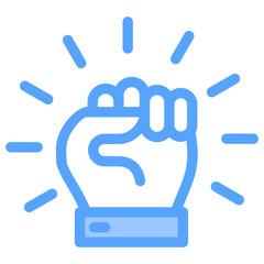 Motivation Blue Icon