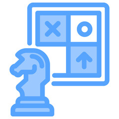 Strategy Blue Icon