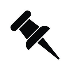 Pushpin icon design template