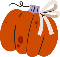 Pumpkin with Bow