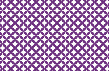 日本の伝統文様の背景・七宝文様のパターン素材・スウォッチパネルにパターンあり