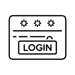 Login access authentication security password form interface user account online system web