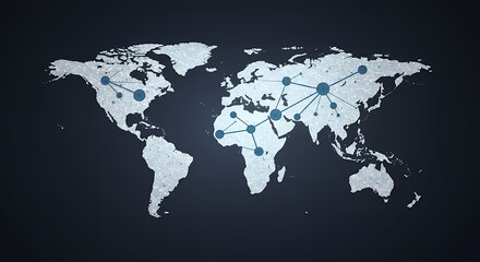 Fototapeta premium Global Health Network Icon