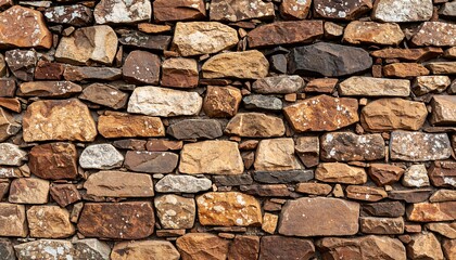 Fototapeta premium Close-up view of a stone wall (2)