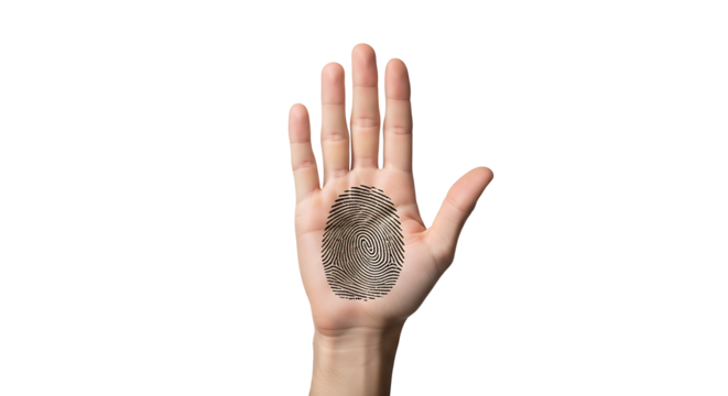 Democracy fingerprint vote: individual identity, voting rights, and civic engagement concept