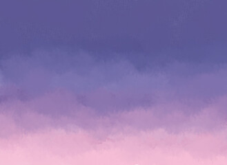 Watercolor illustration of the night sky