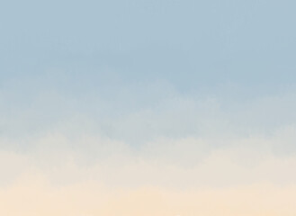 Morning Sky Watercolor Background