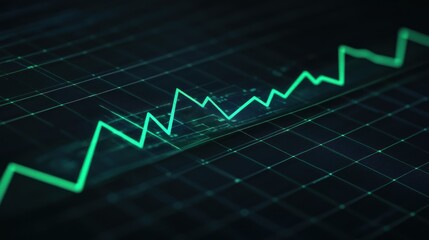 Naklejka premium Abstract chart display