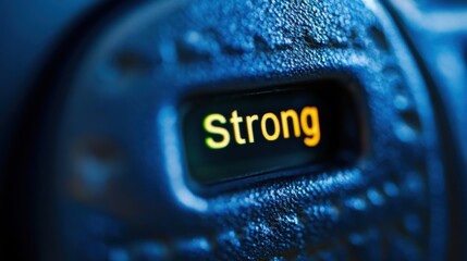 Close-up of a control panel