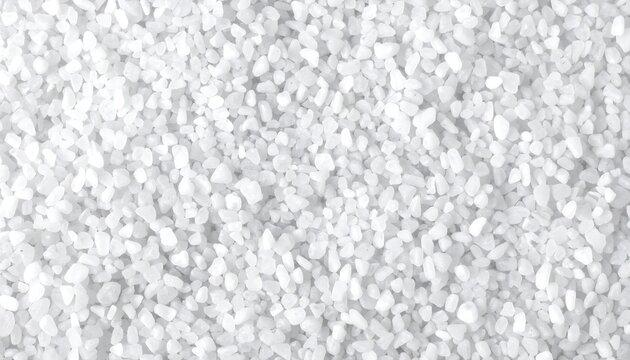 Close-up view of fine white granules - Powered by Adobe