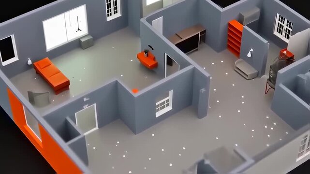 Architectural Visualization of Apartment Interior Design, Model Home, and Space Planning