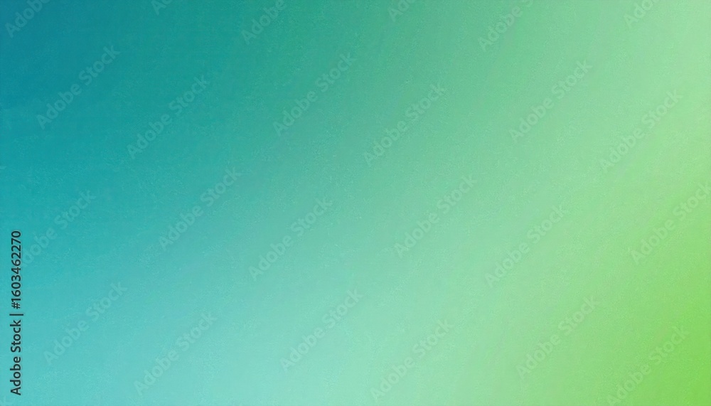 Poster abstract gradient background from jade green to celadon with analog noise overlay