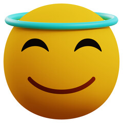 angelic emoji 3d