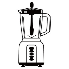 blender silhouette image with transparent background
