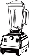 blender silhouette image with transparent background