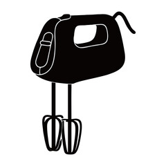 mixer silhouette image with transparent background