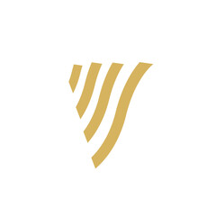 Simple Luxury Harpa Logo Vector Design Inspiration