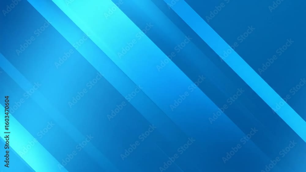 Poster abstract diagonal lines background in blue color
