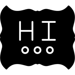 Hi Icon