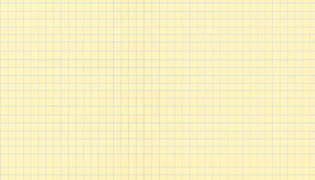 Blank, pale yellow gridded paper