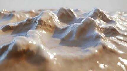Beige Abstract Wave Texture Background