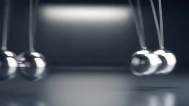 Newton's Cradle: A Visual Symphony of Motion