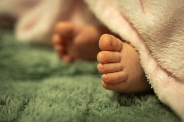 Little feet of an angel